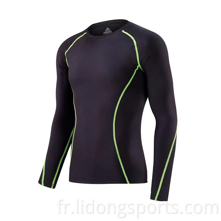 Lidong Custom Men's Compression's Sèche à séchage longue casser de vêtements de forme